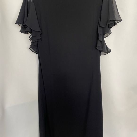 JBS, midi, black dress, never worn, decorative details - Picture 3 of 3